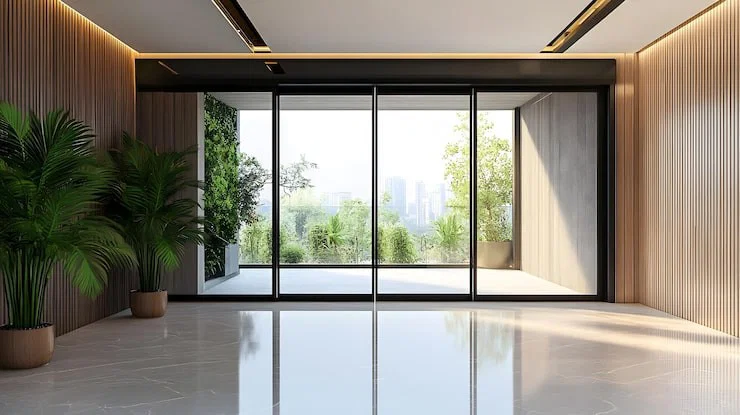How Do Automatic Sliding Doors Improve Space Efficiency in Garage Door Design?